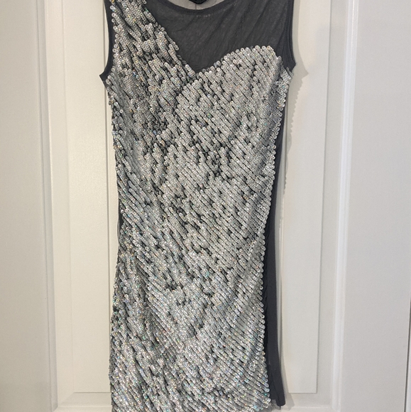 Rainbow sequin mini dress - Picture 1 of 8